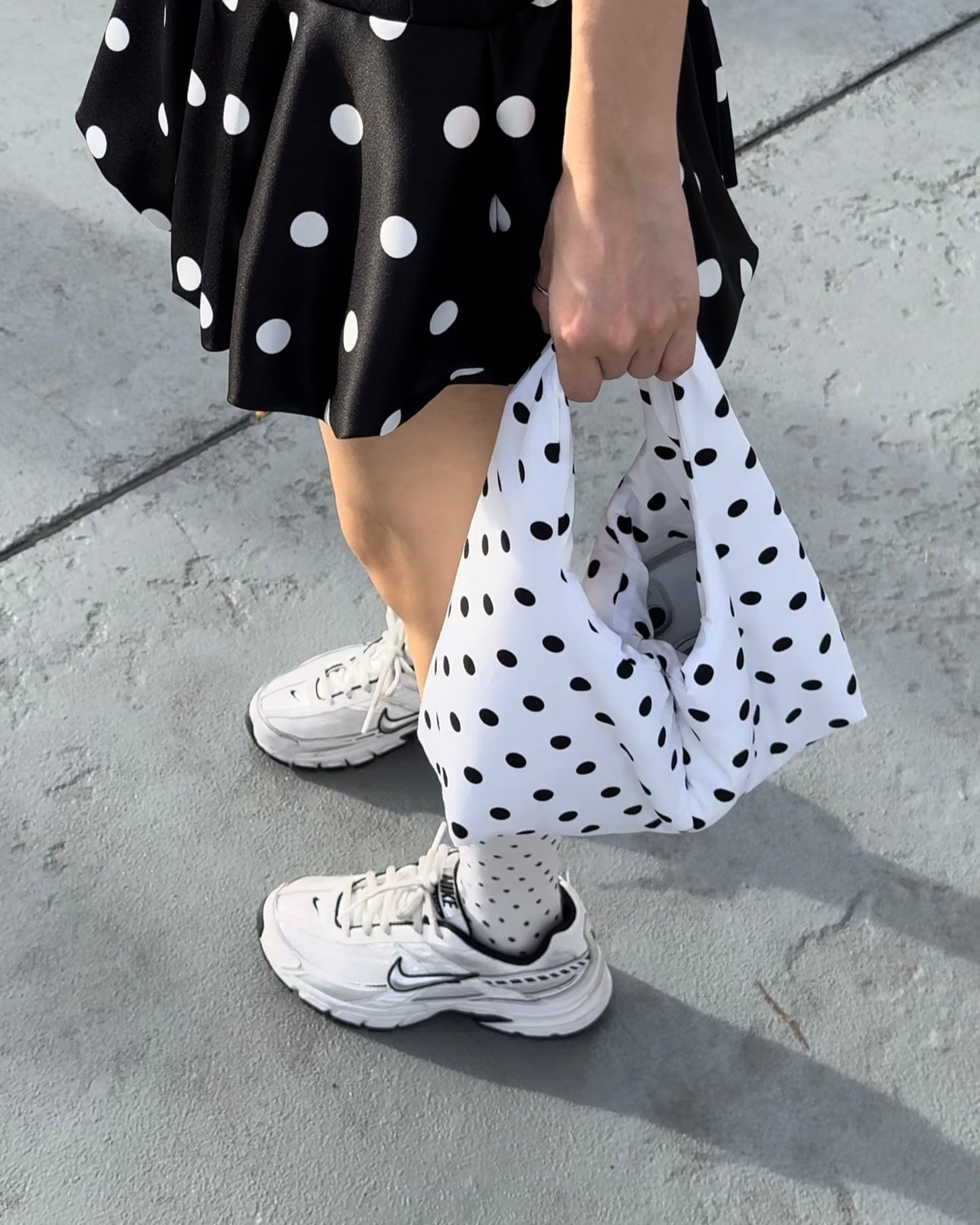 MINI BUTTER BAG - CLOUDY POLKA DOT
