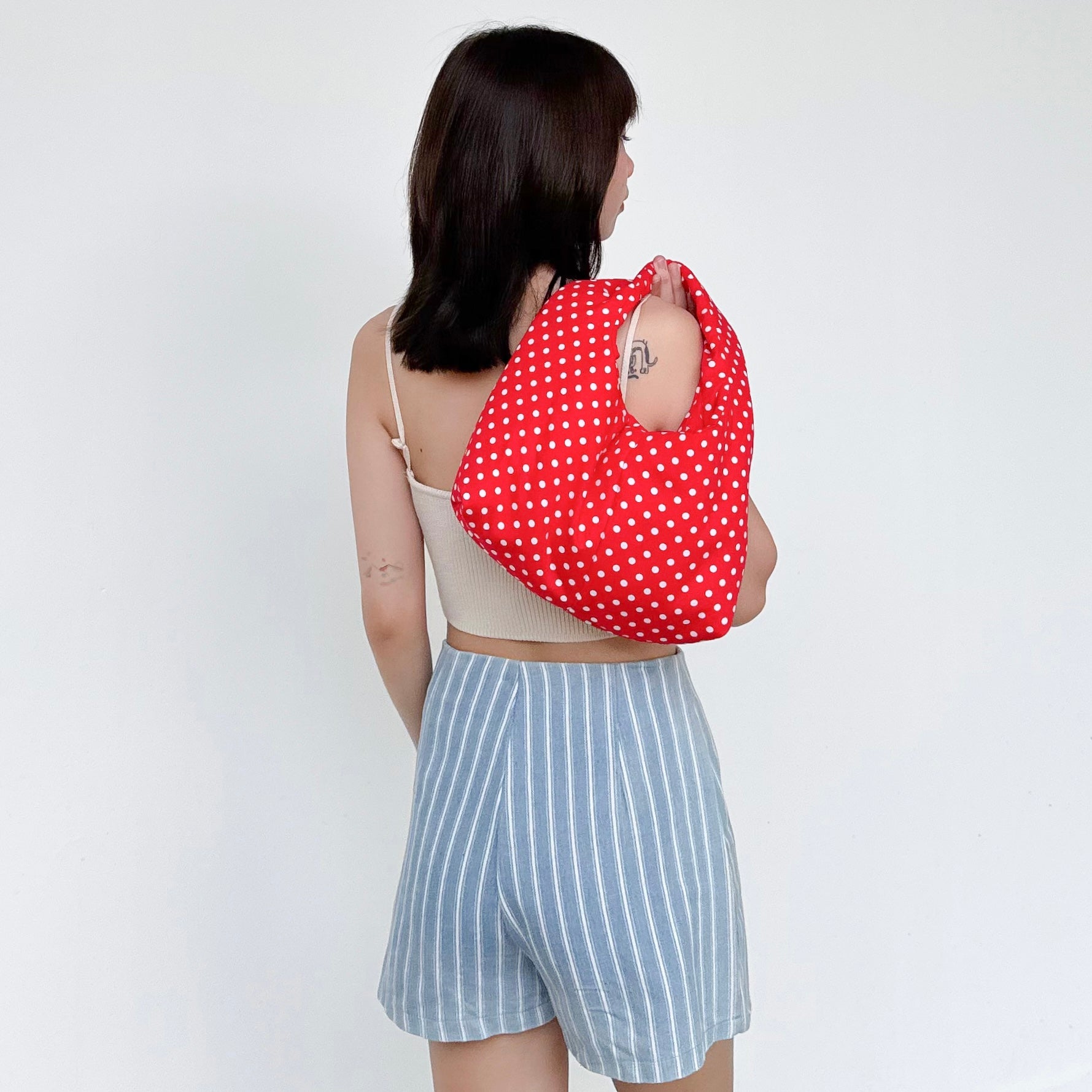 MINI BUTTER BAG - APPLE POLKA DOT