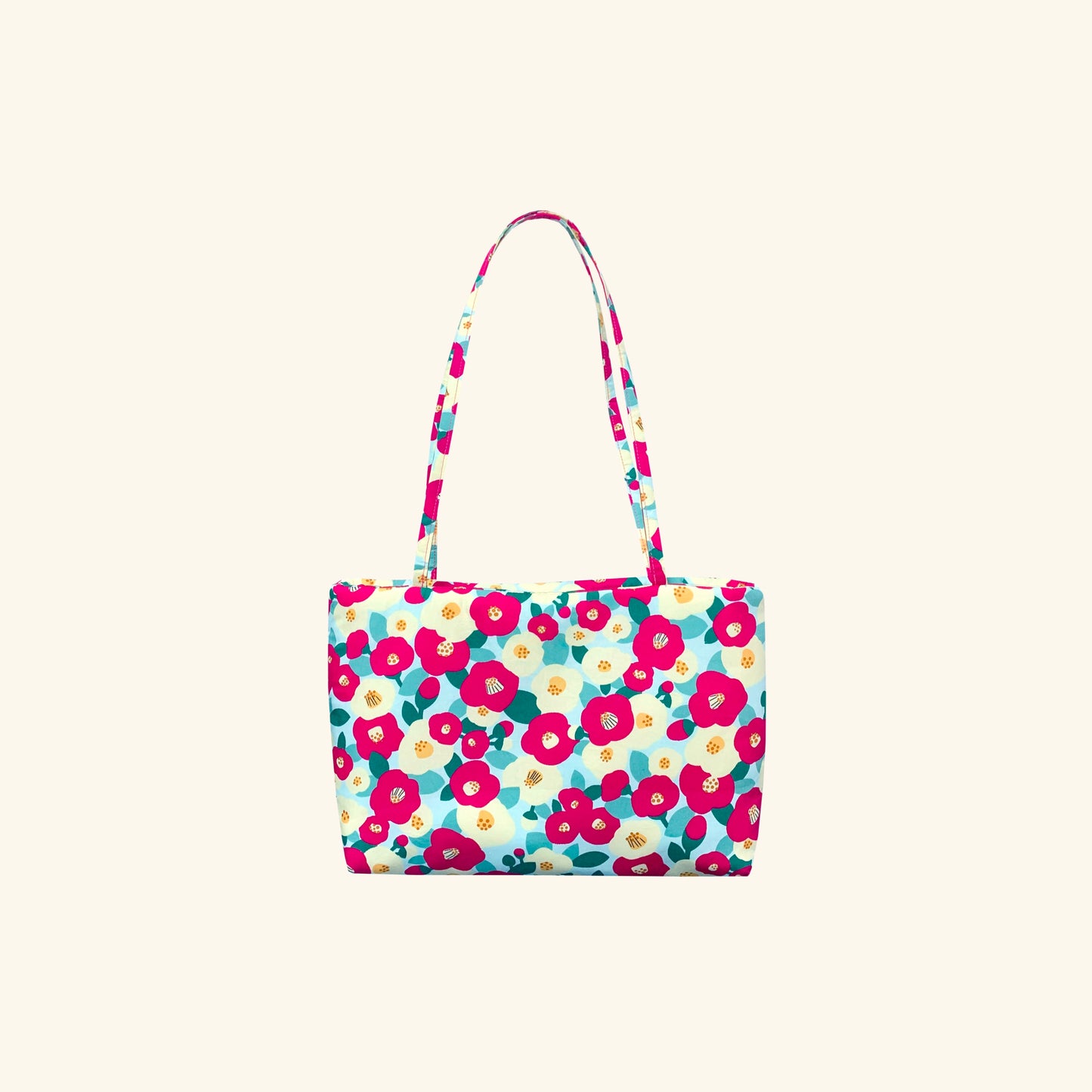 Raspberry Poppy Shoulder Bag