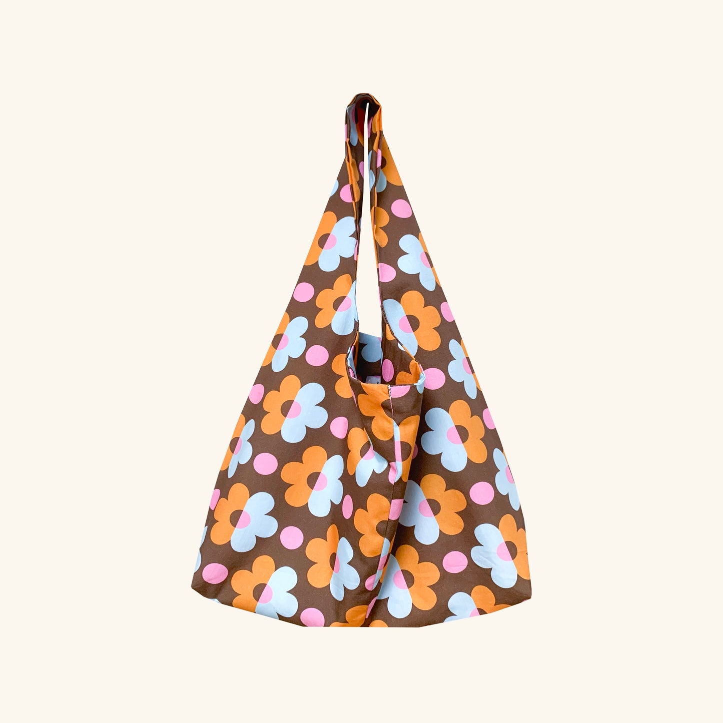 Pinky Dot Flowers Semi Bag