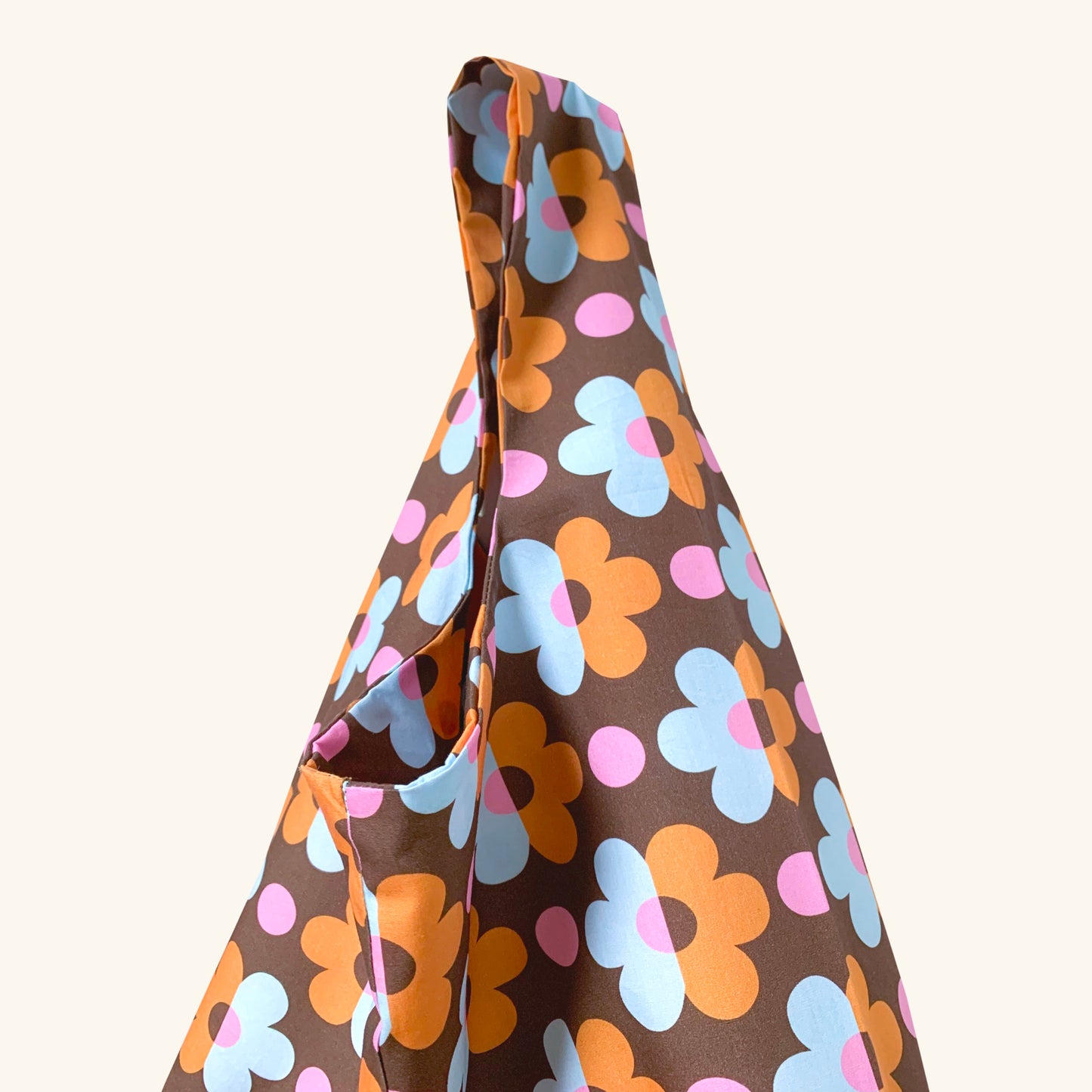 Pinky Dot Flowers Semi Bag