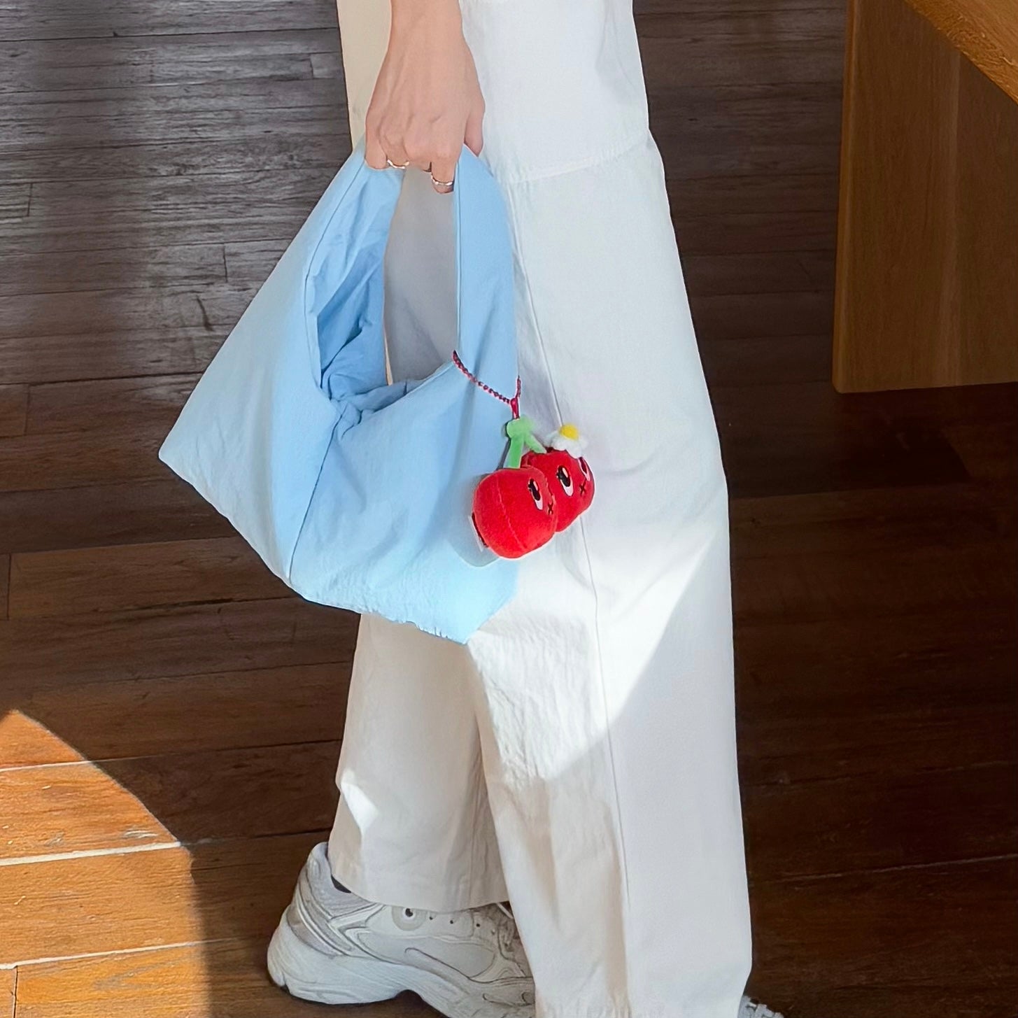 MINI BUTTER BAG - BABY BLUE