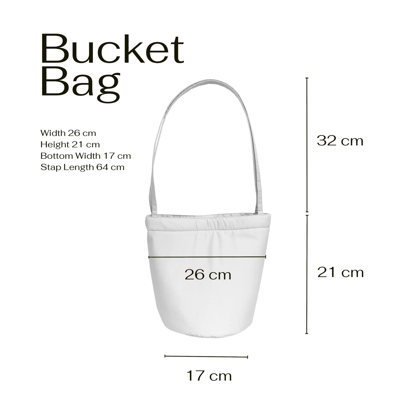 Baby Blue Bucket Bag