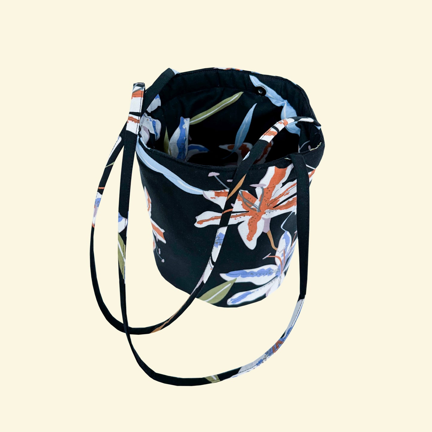 Oriental Lily Bucket Bag