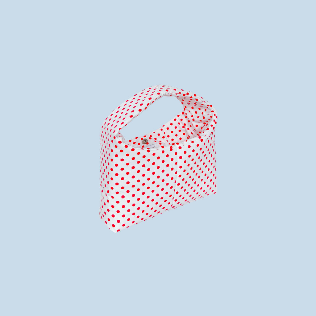 MINI BUTTER BAG - CHERRY POLKA DOT