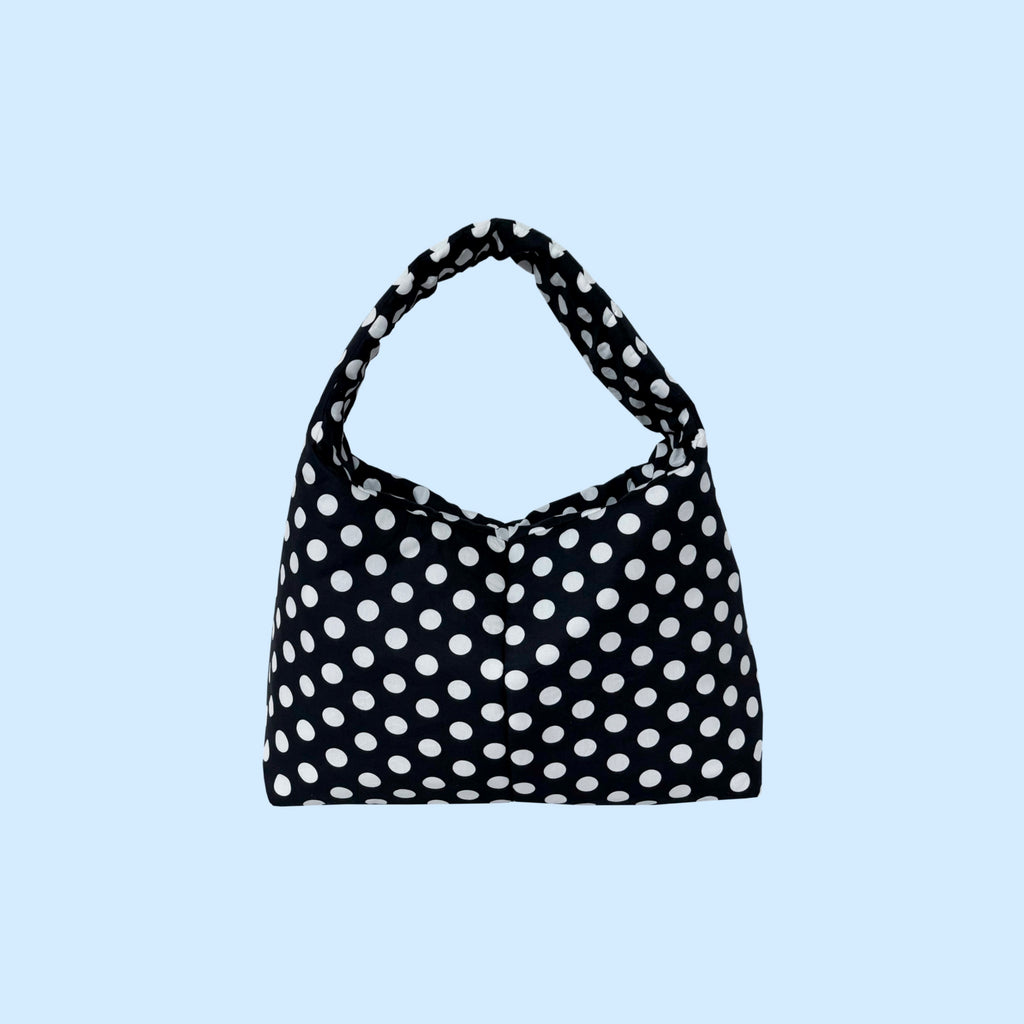 BUTTER BAG - COAL POLKA DOT
