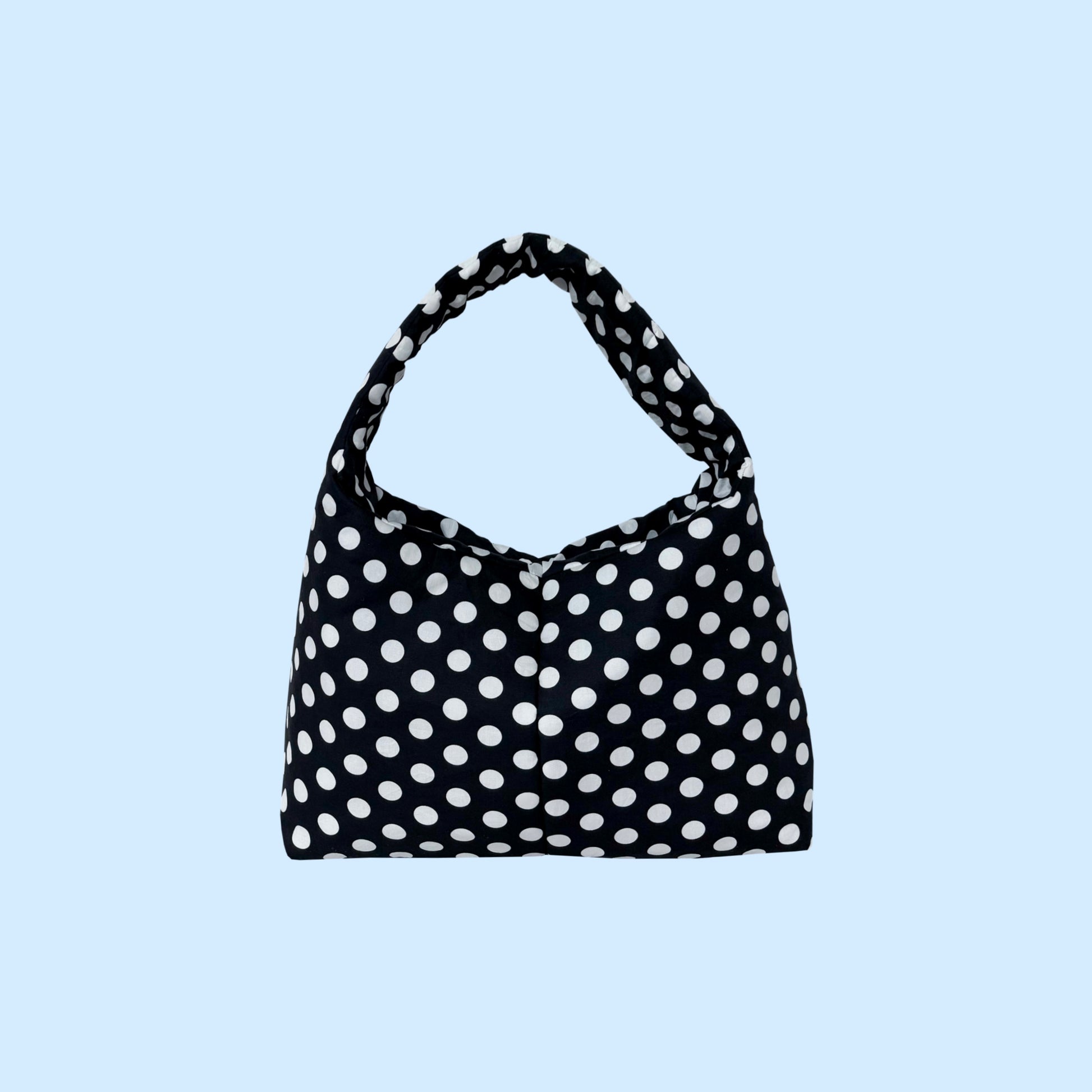 BUTTER BAG - COAL POLKA DOT