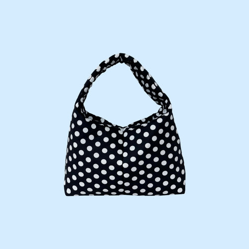 BUTTER BAG - COAL POLKA DOT