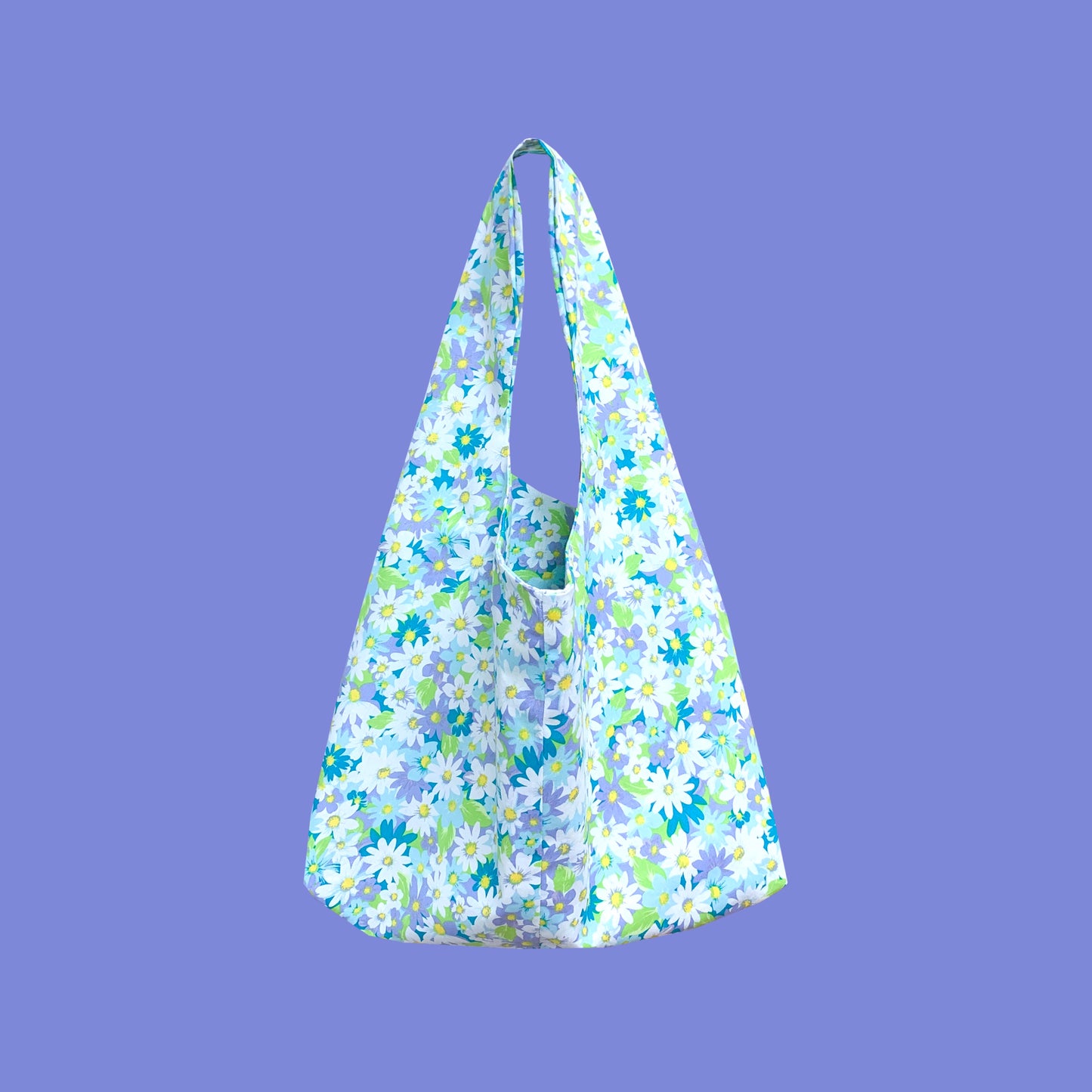 Azure Daisy Semi Bag