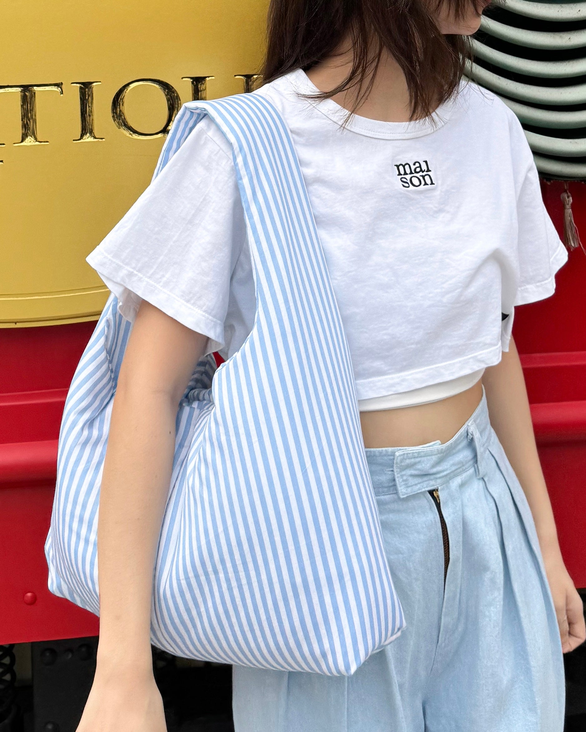 BUTTER BAG - SKY STRIPED