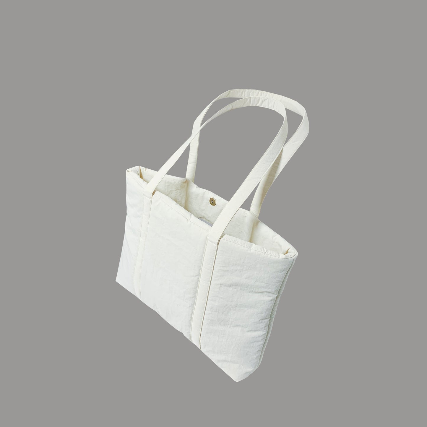 Vanilla Puffer Shoulder Bag