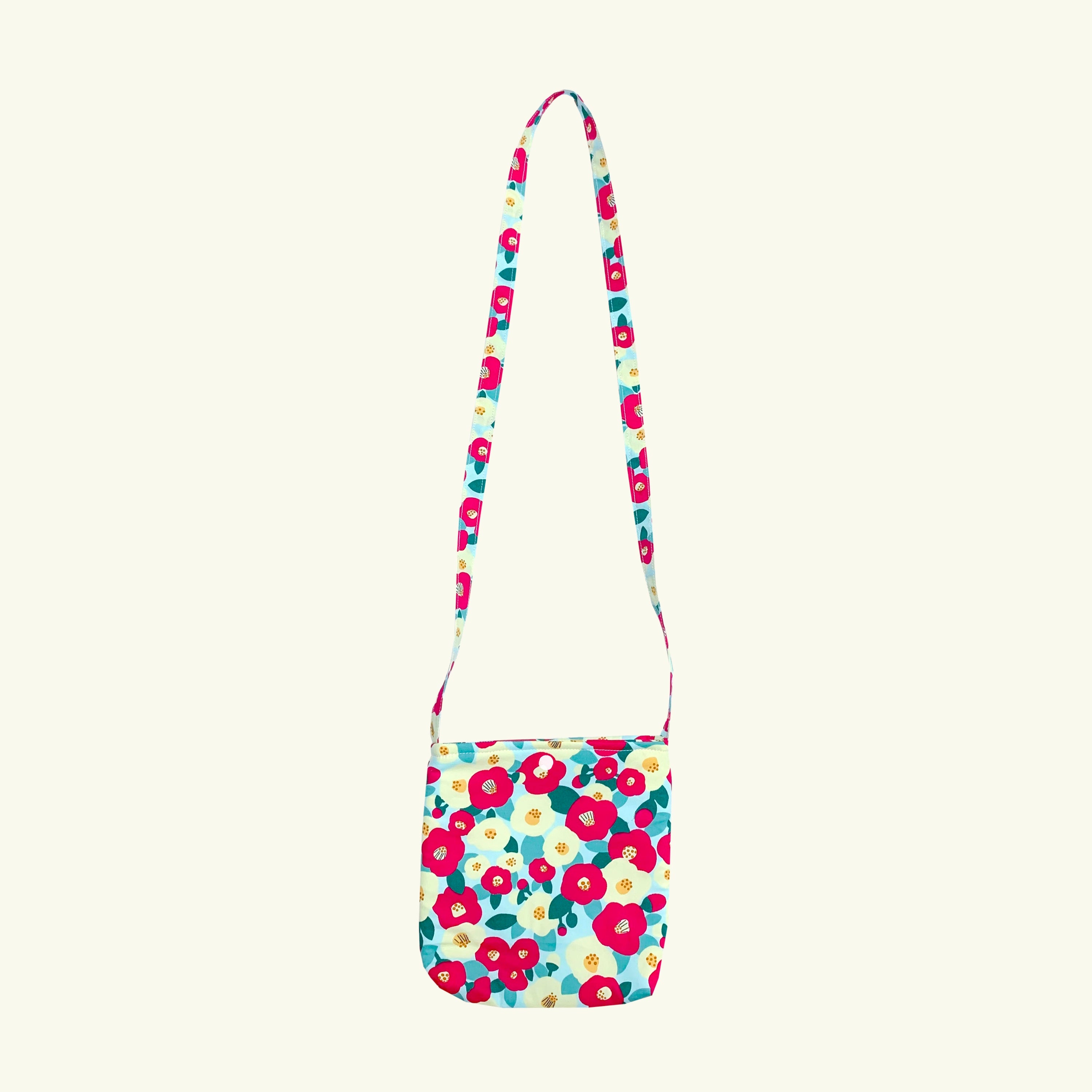 Raspberry Poppy Crossbody Bag – Himawari Baggu