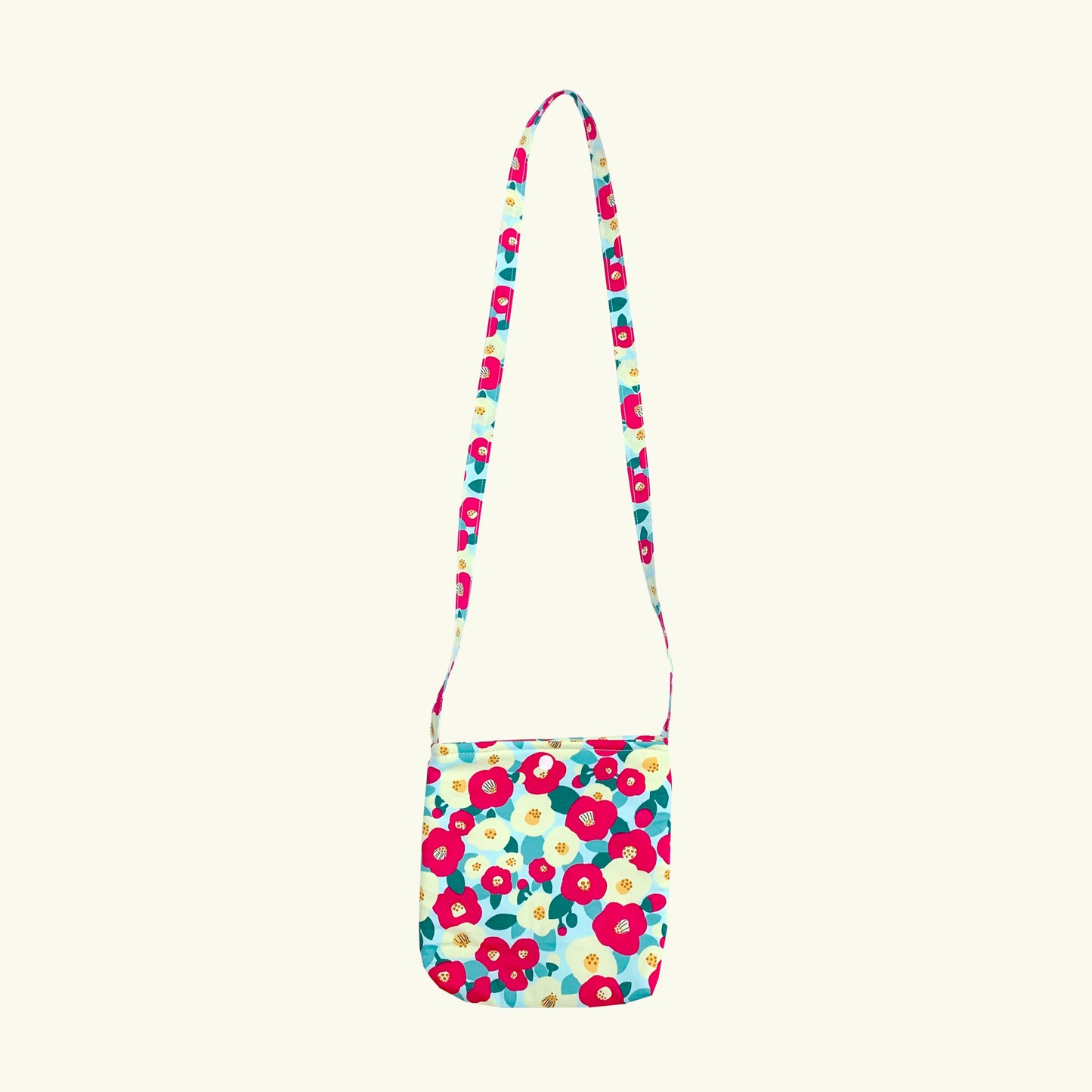 Raspberry Poppy Crossbody Bag